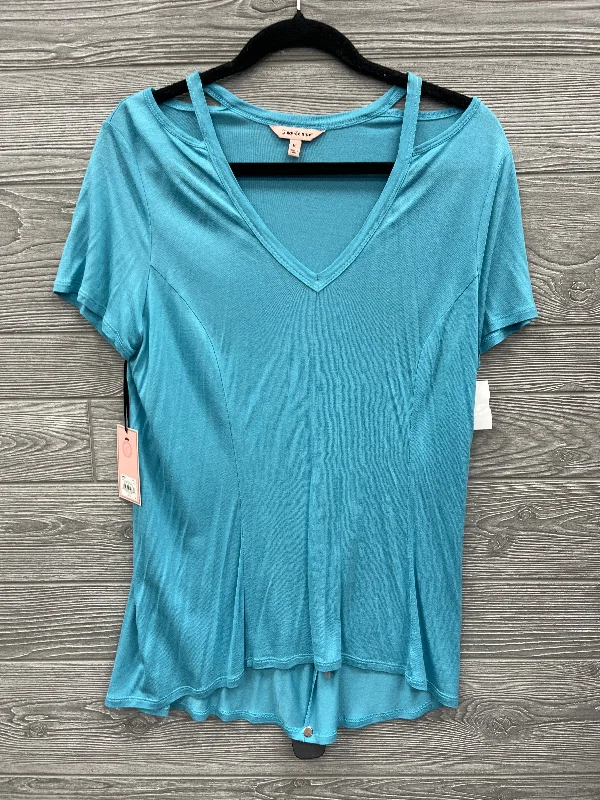 women's tops for those who value both quality and affordabilityTop Short Sleeve By Juicy Couture In Aqua, Size: M