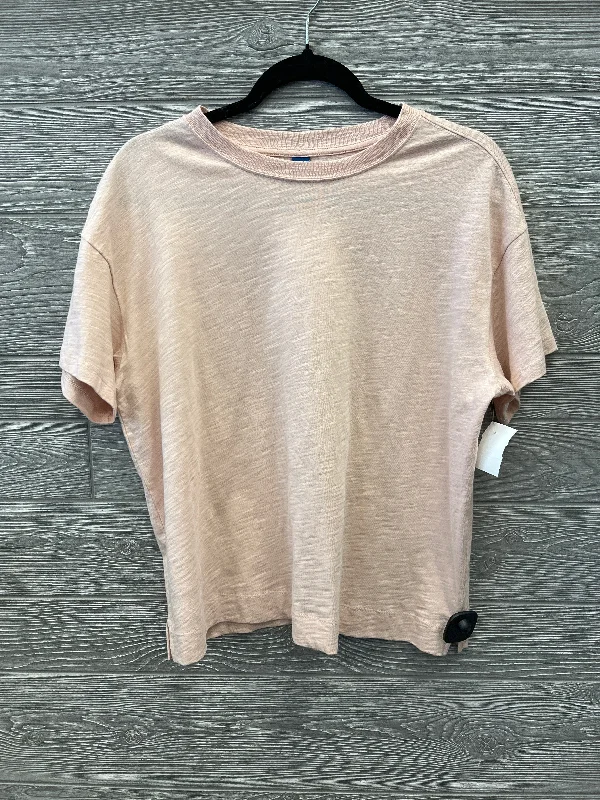 women's tops for those who value both quality and affordabilityTop Short Sleeve By Old Navy In Pink, Size: M