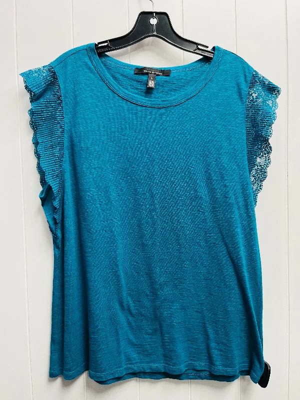 women's tops for those who want to create outfits that reflect their personal style and sense of fashionTop Short Sleeve By White House Black Market In Teal, Size: L