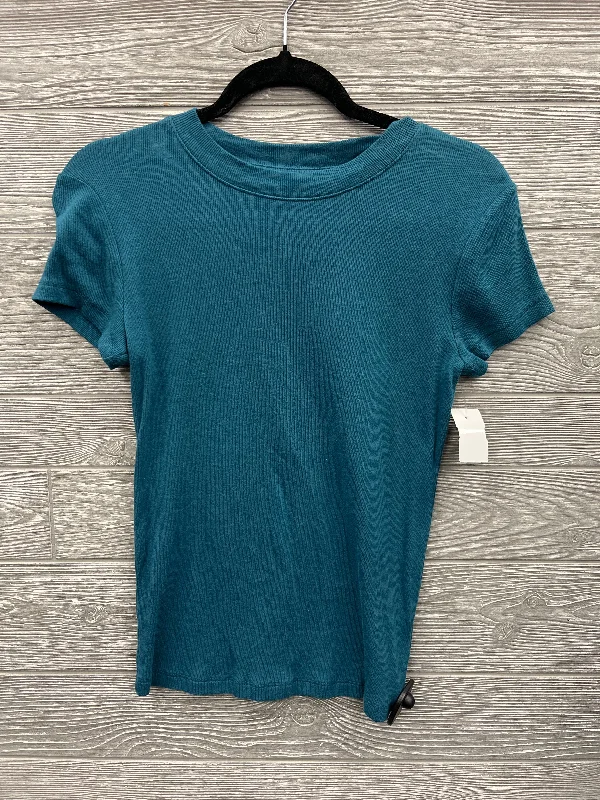 women's tops for those who want to create outfits that reflect their personal style and sense of fashionTop Short Sleeve By A New Day In Blue, Size: S