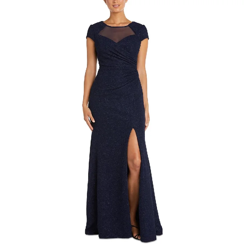 Laced-Up DressNW Nightway Womens Glitter Long Evening Dress