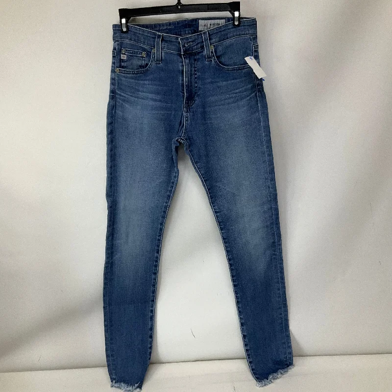 women's light denim jeansJeans Skinny By Ag Jeans In Blue Denim, Size: 2