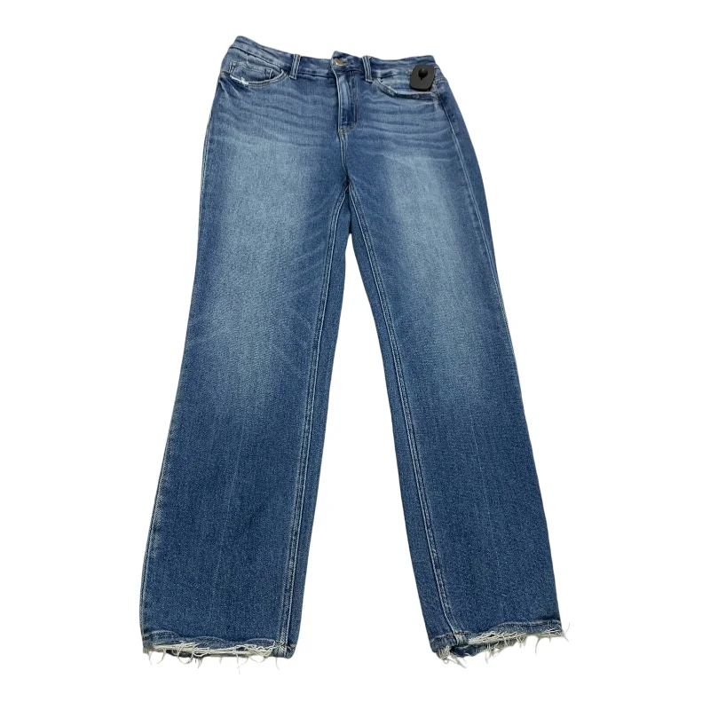 women's denim jeans for hourglass figuresJeans Straight By Flying Monkey In Blue Denim, Size: 8