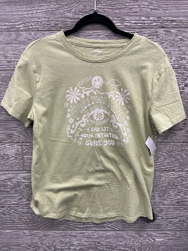 women's tops that offer a perfect blend of style, comfort, and affordabilityTop Short Sleeve By Sonoma In Green, Size: M