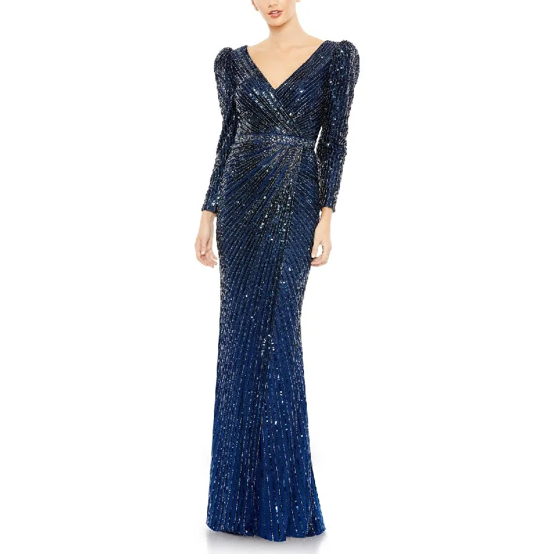 Trumpet DressMac Duggal Womens Embellished Special Occasion Evening Dress