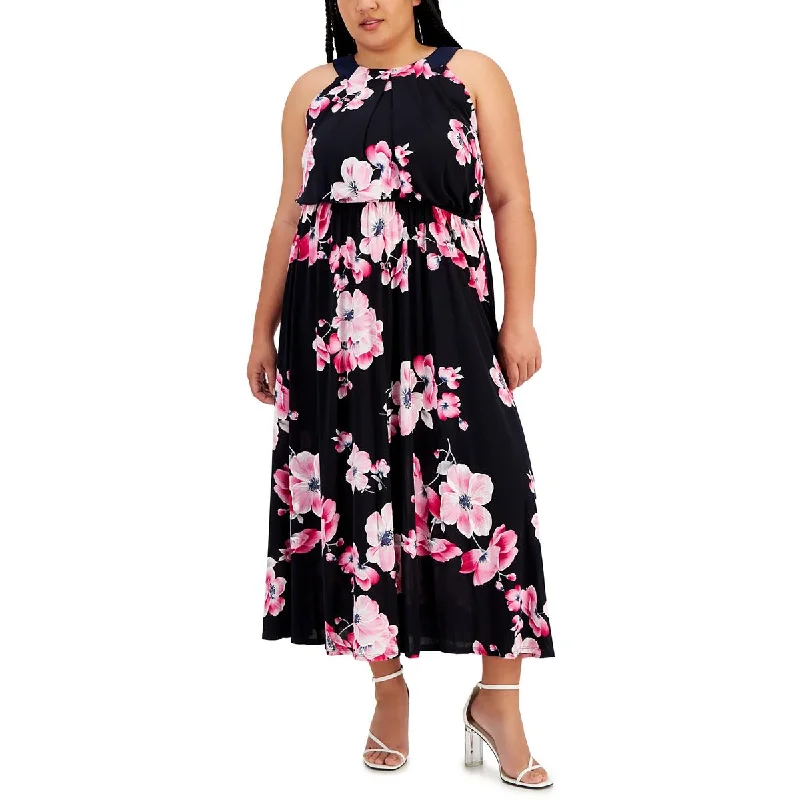 women's fair-trade dressesSignature By Robbie Bee Womens Plus Bouson Long Evening Dress