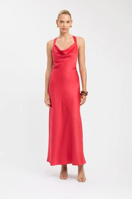 women's neon dressesPalermo Cowl Maxi Dress