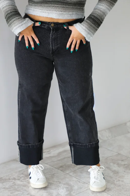 women's slim-fit pantsPRE-ORDER: Dawn Black Denim