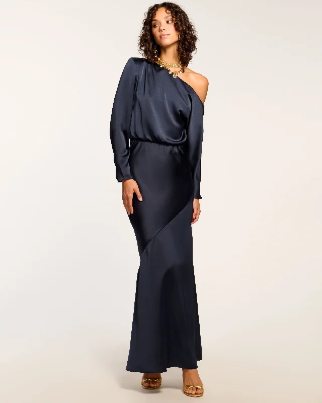 Knit DressDamiris Off-The-Shoulder Gown