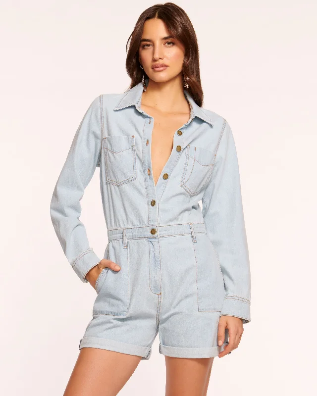 Peter Pan Collar DressLavinia Relaxed Denim Romper