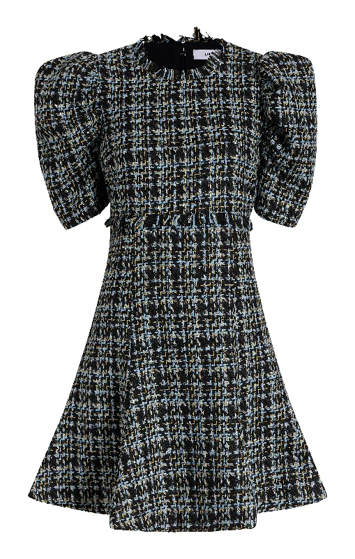 Cheetah Print DressMulti Tweed Alia Dress