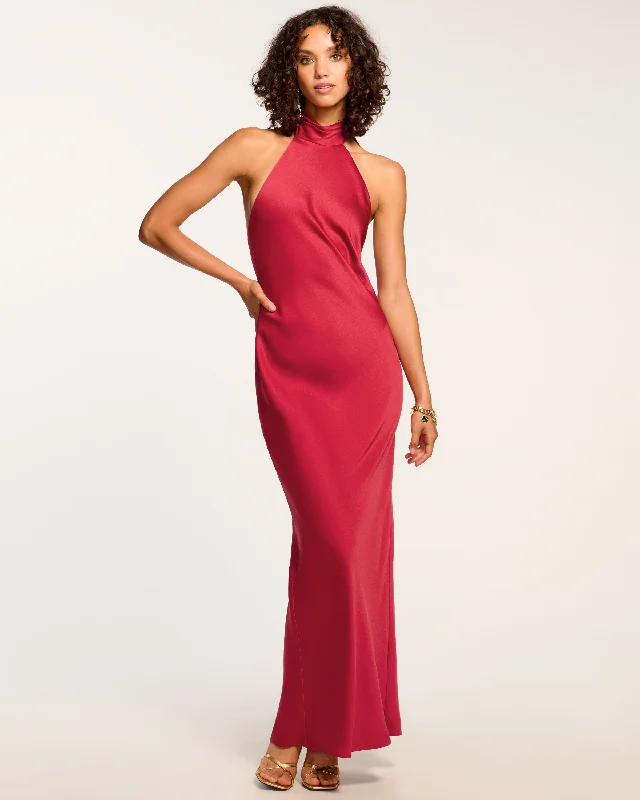 Glitter DressTatiana High Neck Gown