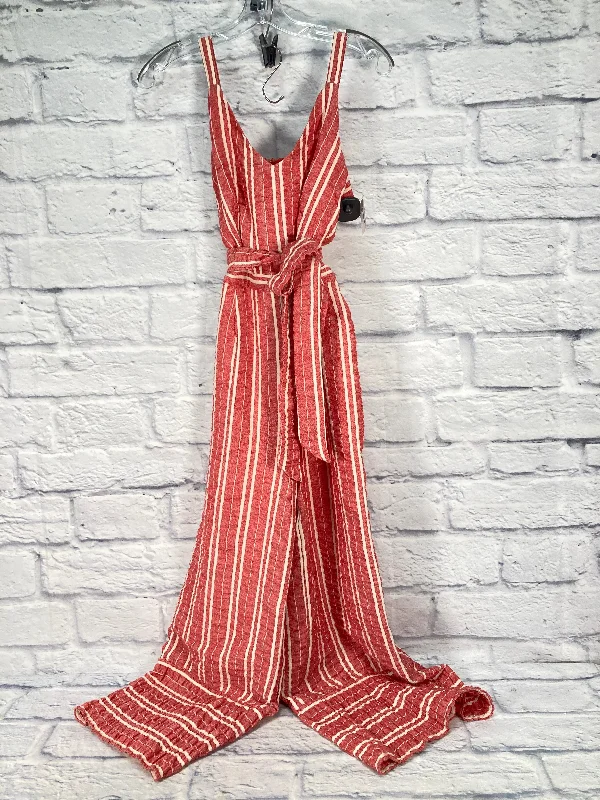 women's dressy jumpsuitsJumpsuit By Anthropologie In Red & White, Size: S