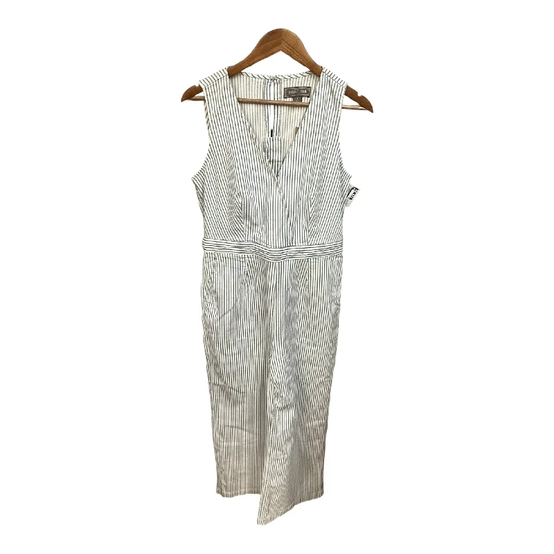 women's jumpsuits made of cottonJumpsuit By Cmc In Striped Pattern, Size: M