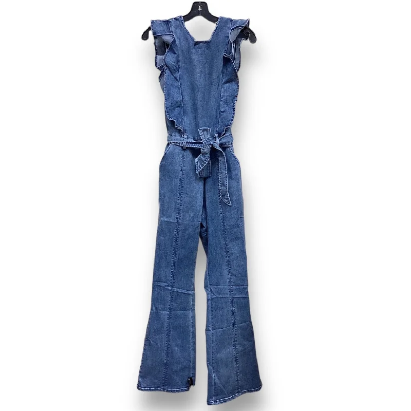 women's jumpsuits with high necksJumpsuit By Gilli In Blue Denim, Size: S