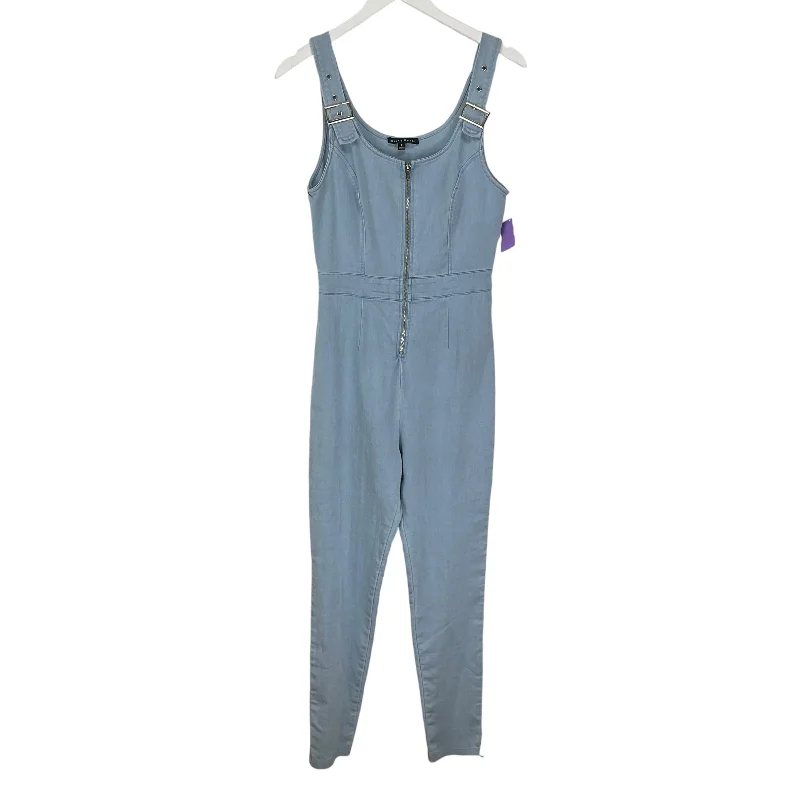 women's jumpsuits with V-necksJumpsuit By Haute Monde In Blue, Size: S