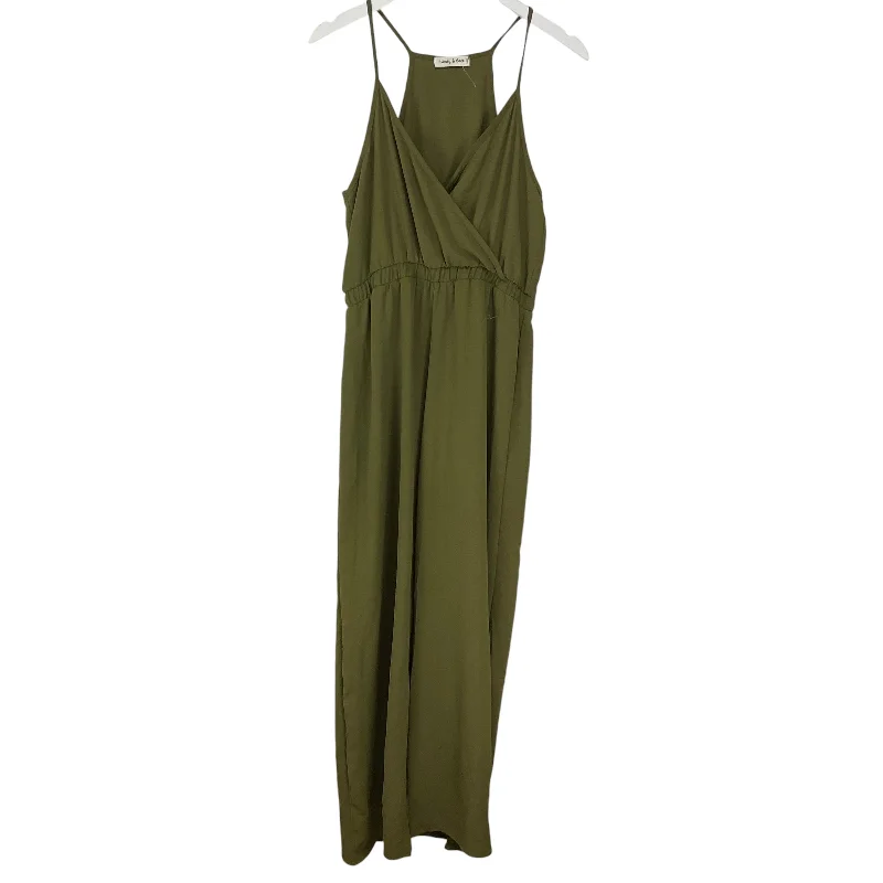 women's jumpsuits for lightweight designsJumpsuit By Honey & Lace In Green, Size: L