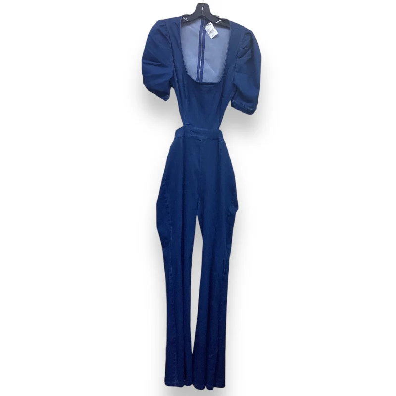 women's jumpsuits for business meetingsJumpsuit By Jealous Tomato In Blue Denim, Size: M