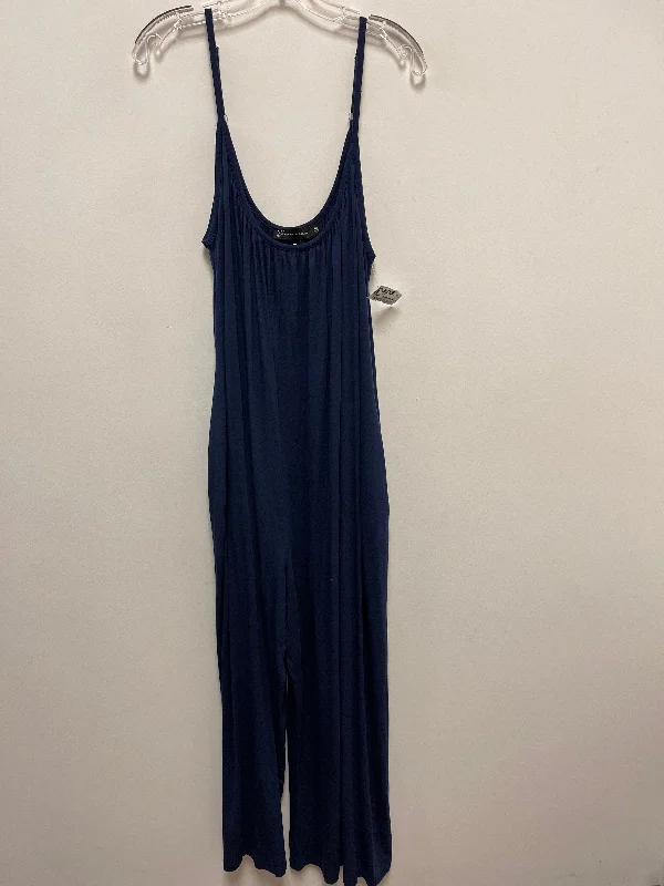 women's cozy jumpsuitsJumpsuit By New York And Co In Navy, Size: 2x