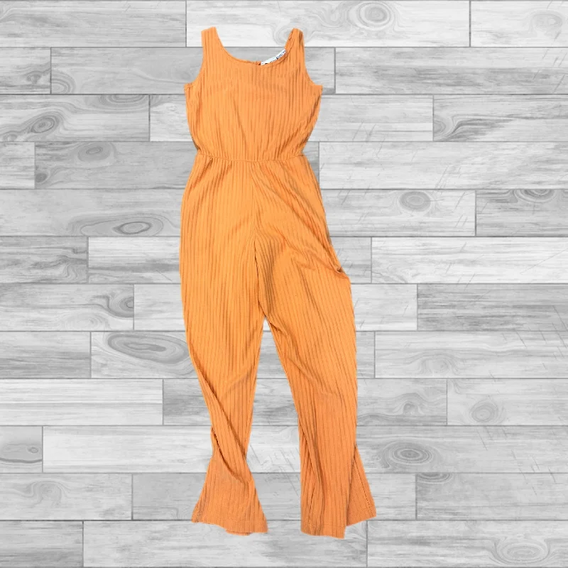 women's jumpsuits with short sleevesJumpsuit By Newport News In Orange, Size: M