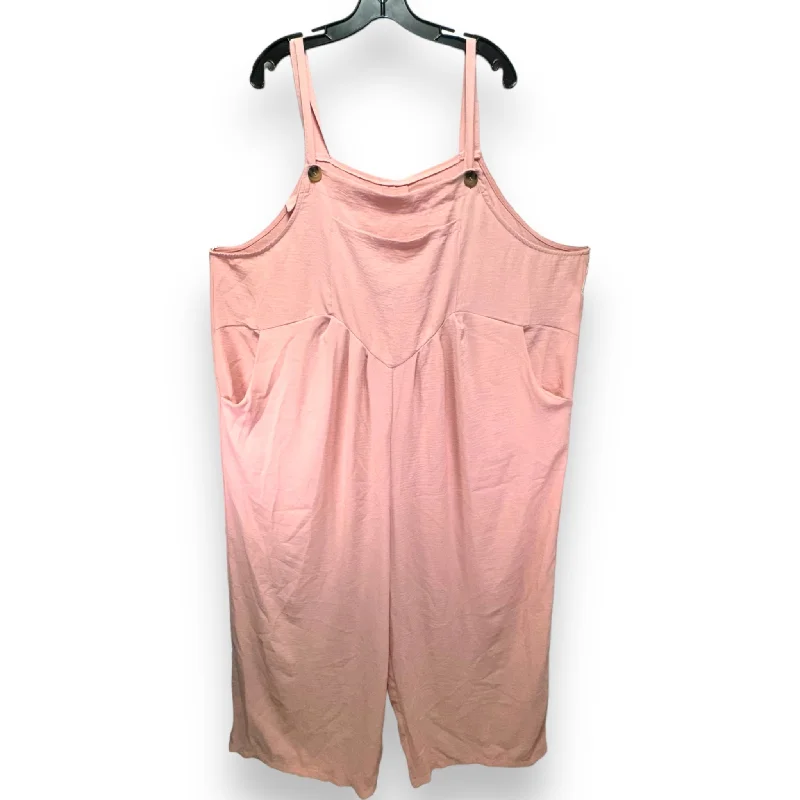 women's jumpsuits for casual gatheringsJumpsuit Unbranded In Pink, Size: 4x