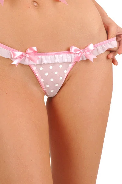 T-Shirt BrasCréme Chantilly Peek-A-Butt Thong