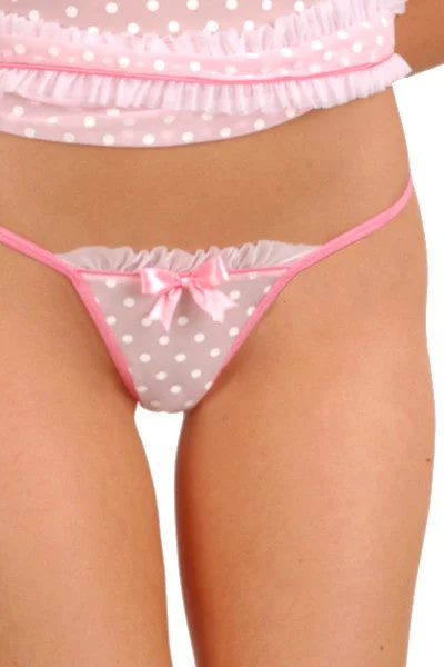 Daily Wear BrasCréme Chantilly Thong with Ruffle