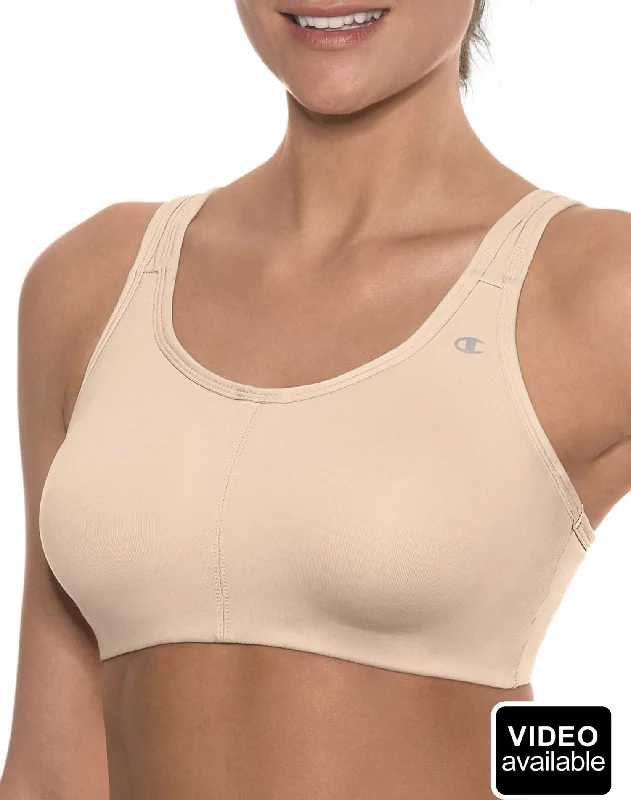 High-Neck BrasChampion Double Dry Distance Medium Control Underwire Sports Bra