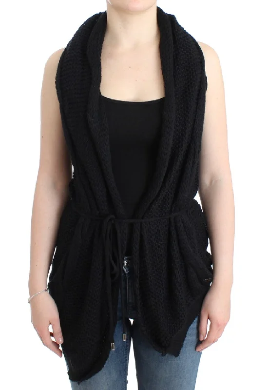 Vintage SweatersCostume National  sleeveless knitted Women's cardigan