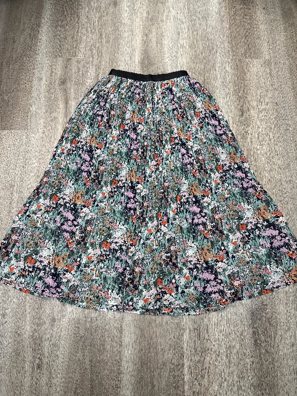 women's circle skirtsSkirt Midi By MLIY In Floral Print, Size: M