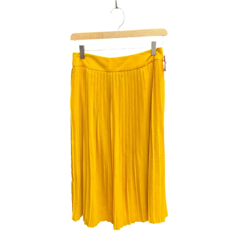 women's high-waisted skirtsSkirt Midi By J. Crew In Yellow, Size: Xs