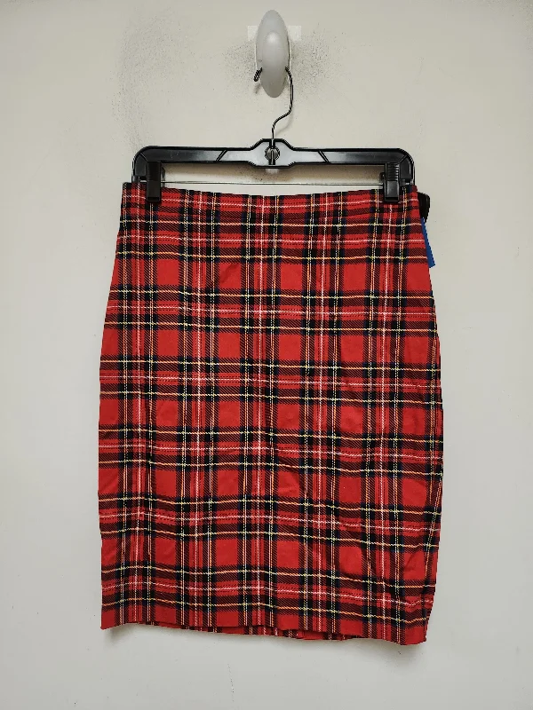 women's casual high-slit skirtsSkirt Mini & Short By J. Crew In Plaid Pattern, Size: 2